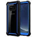 Produktbild: Cadorabo Hülle kompatibel mit Samsung Galaxy S8 Schutzhülle TPU Silikon Case Outdoor Hybrid Design Anti Rutsch Slim Kratzfest Weiche Gummi mit Rundumschutz Case Hülle für Galaxy S8 in Schwarz
