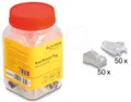 Produktbild: DELOCK 66905 - RJ45 Modularer Stecker Cat.6, mit vorderer Öffnung, 50 Stück
