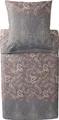 Produktbild: Bassetti Satin-Bettwäsche-Garnitur MONNALISA Farbe GRIGIO G1 Größe 155x220+80x80