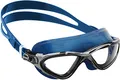 Produktbild: Cressi Planet Clear, Helles Glas Schwimmbrille, Blau Nery/Schwarz, Adult Mid, DE2026555