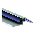Produktbild: ELLEN Türanschlagschiene AKW 2 z. schrauben Alu silber,Br50 x H15 x L1000