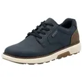 Produktbild: Rieker Sneaker Halbschuh, Schnürschuh, Casual Sneaker mit weichem Schaftrand, TEX blau 44 EU