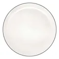 Produktbild: ASA Selection Ligne Noire Teller Flach Porzellanteller Knochenporzellan Ø 31 cm