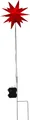 Produktbild: LED-Stern mit Stab, 1 LED, 25 cm, Outdoor, faltbar, rot