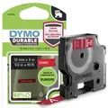 Produktbild: DYMO D1 1978366 Vinyl Bandfarbe: Rot Schriftfarbe:Weiß 12mm 3m