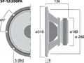 Produktbild: MONACOR SP-12200PA