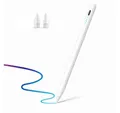 Produktbild: Ventarent Eingabestift Stylus Pen Pencil Smartpen für Apple iPad Air/Pro/Mini Touchpen Stift (1x Stylus Pencil für Apple iPads in weiß) USB-C, Kompatibel mit Apple iPad, magnetisch