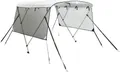 Produktbild: vidaXL 3-Bow Bimini-Top mit Mesh-Seitenteilen 183x(170-182)x137 cm