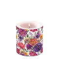 Produktbild: Kerze klein Ø 7,5 cm x 9 cm Anne white Anne weiss Blumen