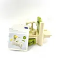 Produktbild: Lurch Spirali Spiralschneider | Gemüse Julienneschneider 3 Klingen Grün Creme