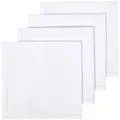 Produktbild: STOFFSERVIETTEN 4er-Set weiß 45/45 cm, 100% Baumwolle