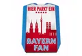 Produktbild: speecheese Parkscheibe Hier parkt ein Bayern Fan Parkscheibe in Vereinsfarben