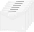 Produktbild: Agoer Dokumententasche A4 Klettverschluss 11 Loch Transparent Robust Wasserdicht