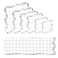 Produktbild: Acrylblock Für Silikonstempel 7 Stück Silikonstempel Acrylplatte Transparent ...
