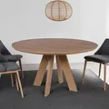 Produktbild: riess-ambiente Runder Esstisch ART WOOD 120cm braun massiv Mangoholz - Braun
