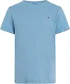 Produktbild: Tommy Hilfiger Jungen T-Shirt Kurzarm Rundhalsausschnitt, Blau (Dark Allure Heather), 5 Jahre
