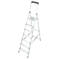 Produktbild: Trittleiter Krause Solidy - 7 Stufen einseitig besteigbare Trittleiter mit Stahl-Plattform 126252