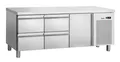 Produktbild: Bartscher Kühltisch Kühlschrank 4 Schubladen 1 x Volltür 1/1 GN für Gastro-Küche