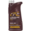 Produktbild: 1 Liter MANNOL Longlife 504/507 5W-30 Motoröl API SN ACEA C3 7715 synthetic