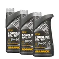 Produktbild: MANNOL 5W-30 3L Longlife 504/507 für AUDI CHEVROLET