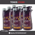 Produktbild: MANNOL Longlife 504/507 5W-30 Motoröl 7x1 Liter ACEA C3 API SN vollsynthetisch