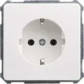 Produktbild: Elso 225004 Schutzkontakt-Steckdose, 16 A, 250 V, Steckklemme, bruchfest, Fashion, reinweiß glänzend