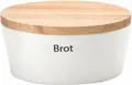 Produktbild: Continenta Brotkasten, Holz, Keramik, (1-tlg), Handarbeit