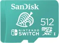 Produktbild: SanDisk microSDXC UHS-I Speicherkarte für Nintendo Switch 512 GB (U3, Class 10, 100 MB/s Übertragung, mehr Platz für Spiele)