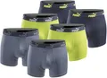 Produktbild: PUMA Boxershort 6er Pack Herren Basic Black Limited Edition - New Lime- Gr. M
