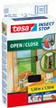 Produktbild: tesa Fliegengitter INSECT STOP OPEN/CLOSE anthrazit 1,3 x 1,5 m