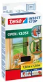 Produktbild: tesa Fliegengitter für Fenster OPEN/CLOSE, 1,30 m x 1,5 m