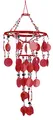 Produktbild: GURU SHOP Exotischer Sonnenfänger, Suncatcher, Laba Luba Muschel Wind & Lichtspiel - Rosa, Rot, 60x20x20 cm, Windspiele & Klangspiele