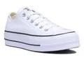 Produktbild: Converse 560251C Con Ct As Lift Ox Damen Trainer In Weiß Schwarz UK 2 - 9