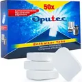 Produktbild: Oputec 50x Entkalker Tabs – Universal Entkalkungstabletten für Kaffeemaschine & Kaffeevollautomat, Espressomaschine & Wasserkocher, kraftvoll & ...