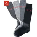 Produktbild: H.I.S Kniestrümpfe Packung, 4 Paar tlg. mit verstärkten Belastungszonen, Gr. 19-22, schwarz, anthrazit, hellgrau, grau, , 852036-19
