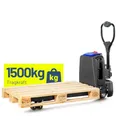 Produktbild: Pallit ONE-F4 Hubwagen Elektrisch Elektro Hubwagen 1500 kg Tragkraft 20 Ah Lithium-Ionen Wechsel Batterie für 3,5h Laufzeit Elektrischer Gabelhubwagen für den täglichen Einsatz