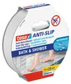 Produktbild: tesa Verlegeband ANTI-SLIP Economy Gewebeband (Packung, 1-St) Anti-Rutsch Klebeband - für Bad & Dusche - transparent - 5 m : 25 mm