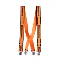 Produktbild: Husqvarna Hosenträger mit Metallclips Hosenhalter extra breit orange verstellbar