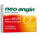 Produktbild: Neo Angin Benzydamin akute Halsschmerzen Zitrone