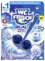 Produktbild: WC FRISCH Kraft Aktiv Blauspüler Chlor, WC-Reiniger und Farbspüler für hygienische Sauberkeit, mit 50 Prozent mehr Glanz ,1er Pack, 50 g