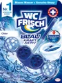 Produktbild: WC Frisch WC FRISCH Kraft-Aktiv Blauspüler Chlor Duftstein 50g WC-Reiniger (1-St. Farbspüler für hygienische Sauberkeit mit 50% mehr Glanz)