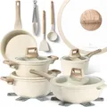 Produktbild: JUST PERFECTO Induktions Töpfe Set 14 pcs Pfannenset mit deckel  Induktions T...