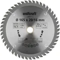 Produktbild: Wolfcraft Kreissägeblatt 165 x 20/16 mm 48 Zähne Hartmetall