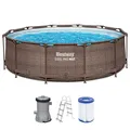 Produktbild: Bestway Frame Pool 366 x 100 cm Steel Pro MAX Set Rundool mit Kartuschenfilter