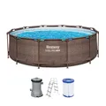 Produktbild: Pool Schwimmbecken Komplett Set Bestway Steel Pro Max 366x100 cm mit Filterpumpe