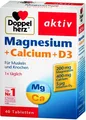 Produktbild: Doppelherz Magnesium + Calcium + D3 40 Stück