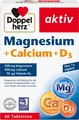 Produktbild: ✅DOPPELHERZ Magnesium + Calcium + D3 Muskel Muskelfunktion Knochen 40 Tabletten✅