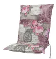 Produktbild: KETTtex Sesselauflage Niederlehner Rom 0798 rosa-grau Blumen Landhaus 103x50x9 cm KETTtex