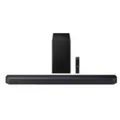 Produktbild: Samsung Soundbar HW-Q600F HW-Q600FVerbindungsmöglichkeiten: Toslink HDMI Bluetooth Audiokanäle: 3.1.2 Detailfarbe: Schwarz Typ: mit kabellosem Subwo