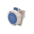 Produktbild: Stromdose CEE Industrie Steckdose Schräg Blau 16A 230V 6h 3-polig (2P+E), IP67